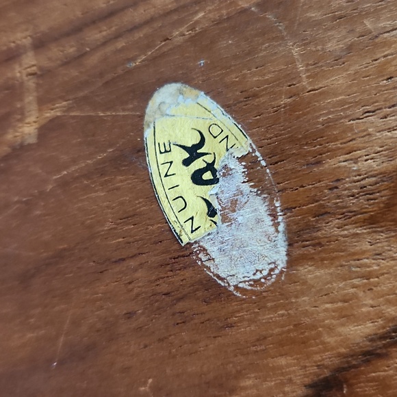 Vintage Hand Carved Teak Wood Divided Serving Dish MCM - Picture 3 of 5